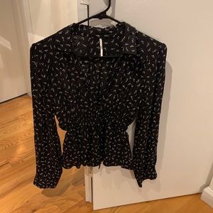 Free people peplum top